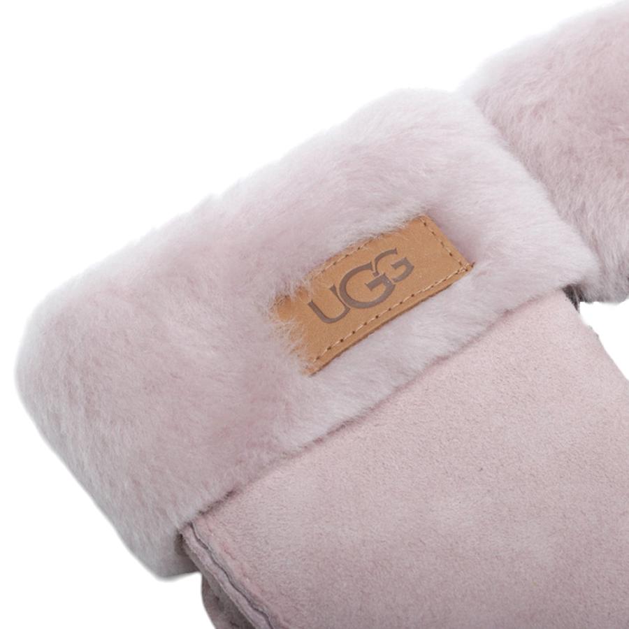 未使用【送料込】アグ UGG ピンク 手袋 Mサイズ スエード 本革 ファー 未使用【送料込】アグ UGG ピンク 手袋 Mサイズ スエード 本革