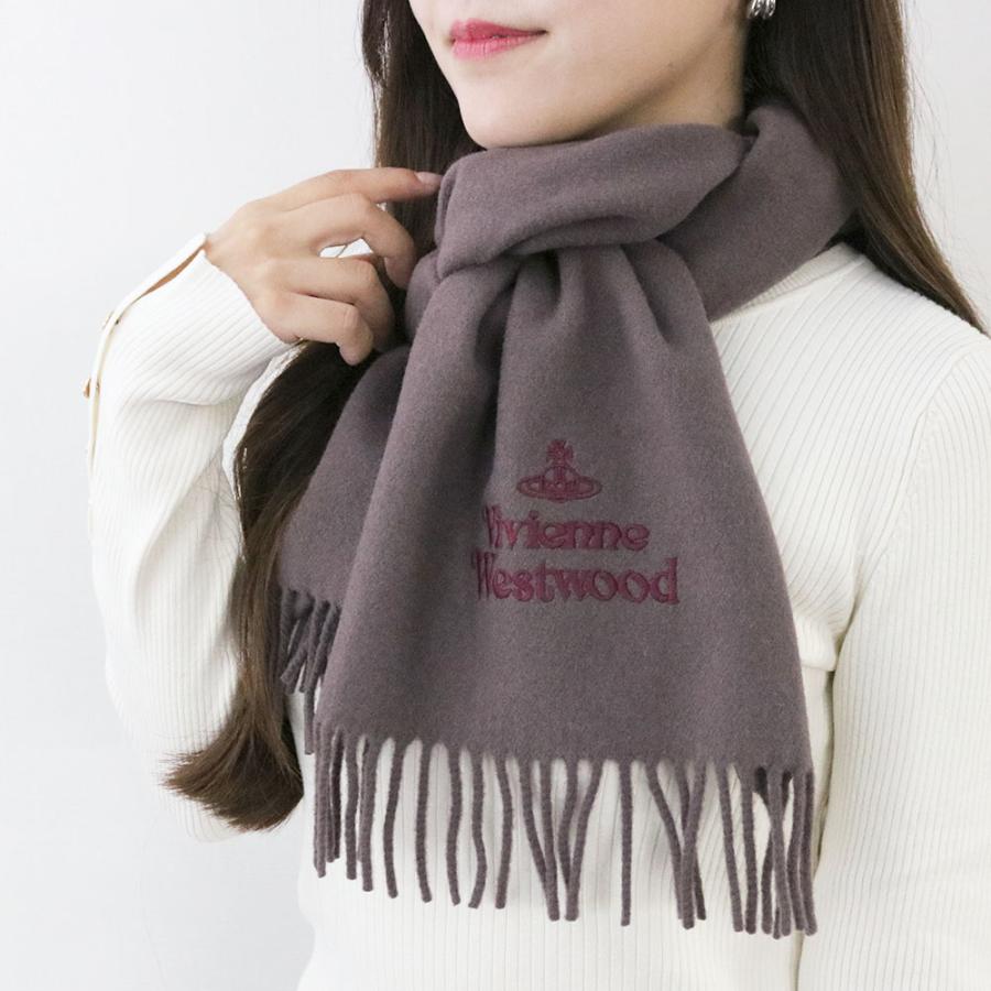 Vivienne Westwood ヴィヴィアンウエストウッドウール混紡マフラー Vivienne Westwood（ヴィヴィアンウエストウッド） 【2026年新作