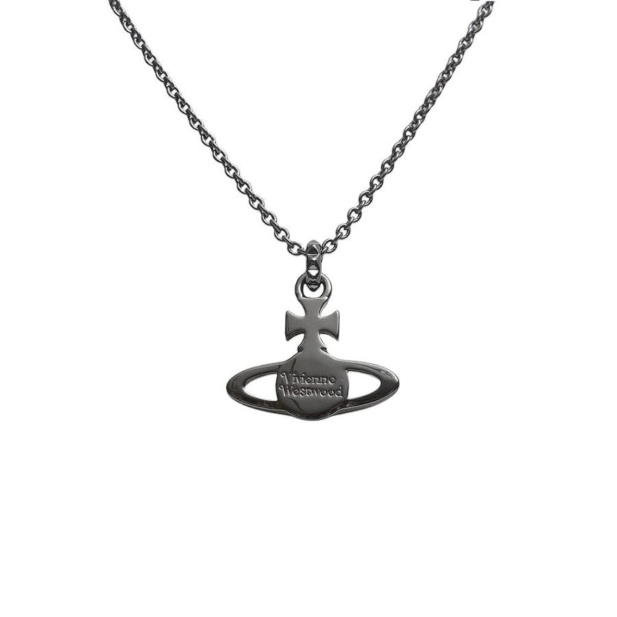 ヴィヴィアンウエストウッド ディアマンテ ハート ネックレス 黒 ☆vivienne westwood☆MAN DIAMANTE ハート メンズ ネックレス