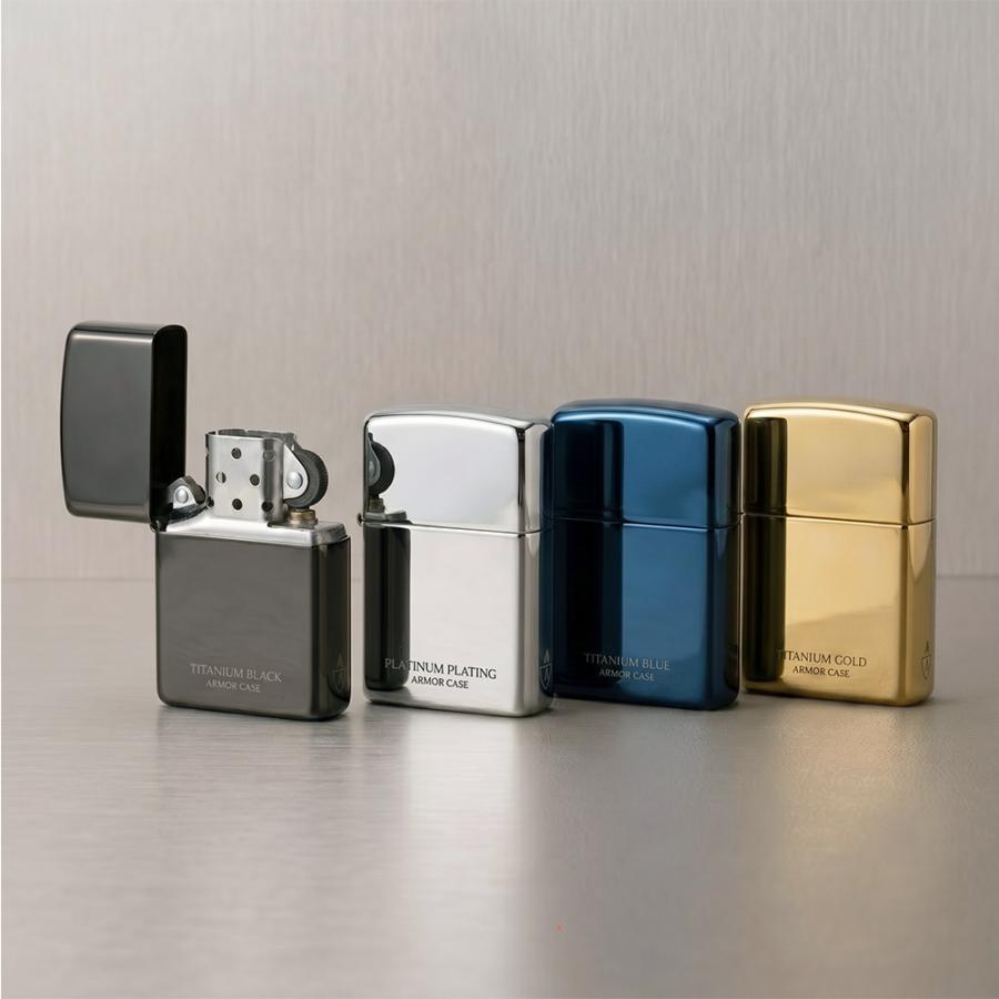 Zippo ジッポー ARMOR アーマー オイルライター チタンコーティング ジッポ ゴールド ブルー ブラック プラチナ 正規品 メンズ レディース ギフト プレゼント | ZIPPO | 06
