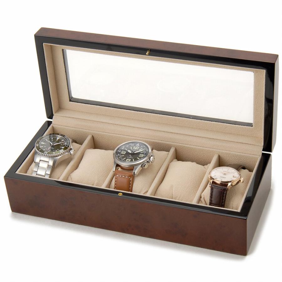 ロイヤルハウゼン ROYAL HAUSEN 腕時計 コレクション 5本収納ケース ウッドタイプ 189962 クリスマスプレゼント｜watchlist｜04