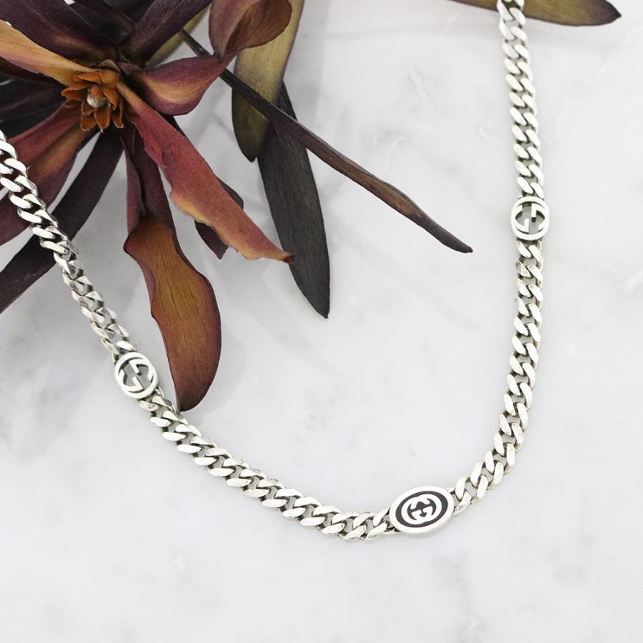 GUCCI グッチ ネックレス メンズ チェーン インターロッキングG GUCCI グッチ ネックレス メンズ チェーン インターロッキングG