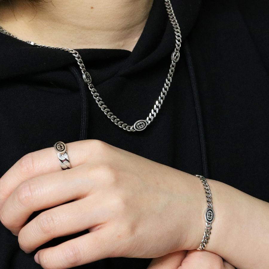 GUCCI グッチ ネックレス メンズ チェーン インターロッキングG GUCCI グッチ ネックレス メンズ チェーン インターロッキングG