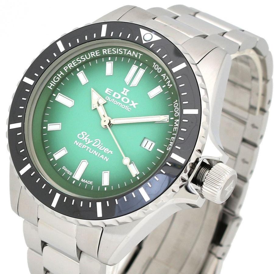 エドックス EDOX 腕時計 80120-3NM-VDN メンズ スカイダイバー ネプチュニアン オートマティック NEPTUNIAN  AUTOMATIC 自動巻き グリーン シルバー : wq00046200 : ウォッチリスト - 通販 - Yahoo!ショッピング