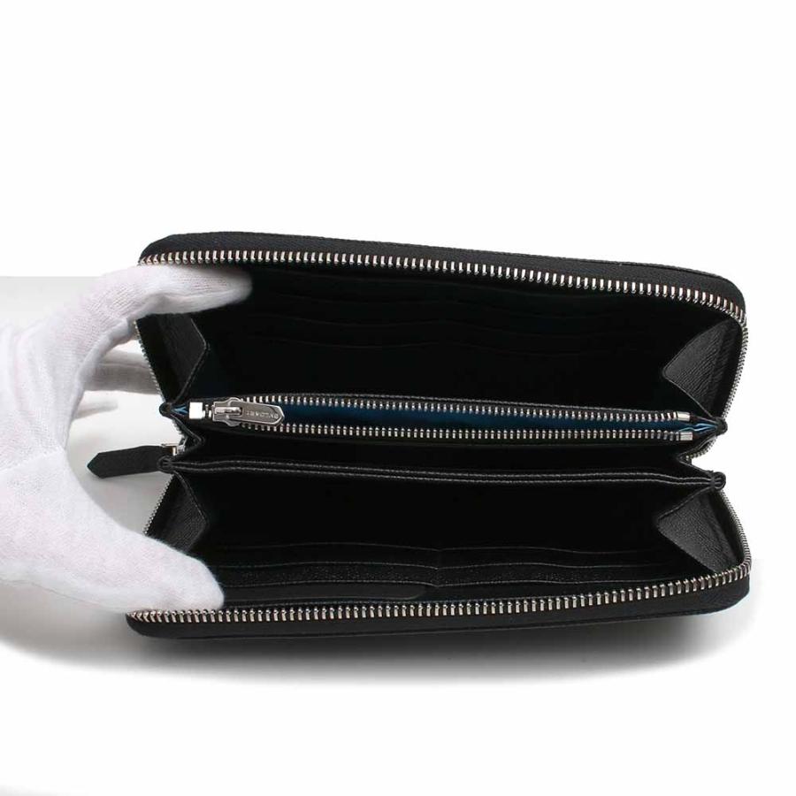 ⭐️新品未使用⭐️ ブルガリ　284230 BB Man 長財布　ブラック　レザー BVLGARI ブルガリ 長財布 メンズ ラウンドファスナー ブルガリ