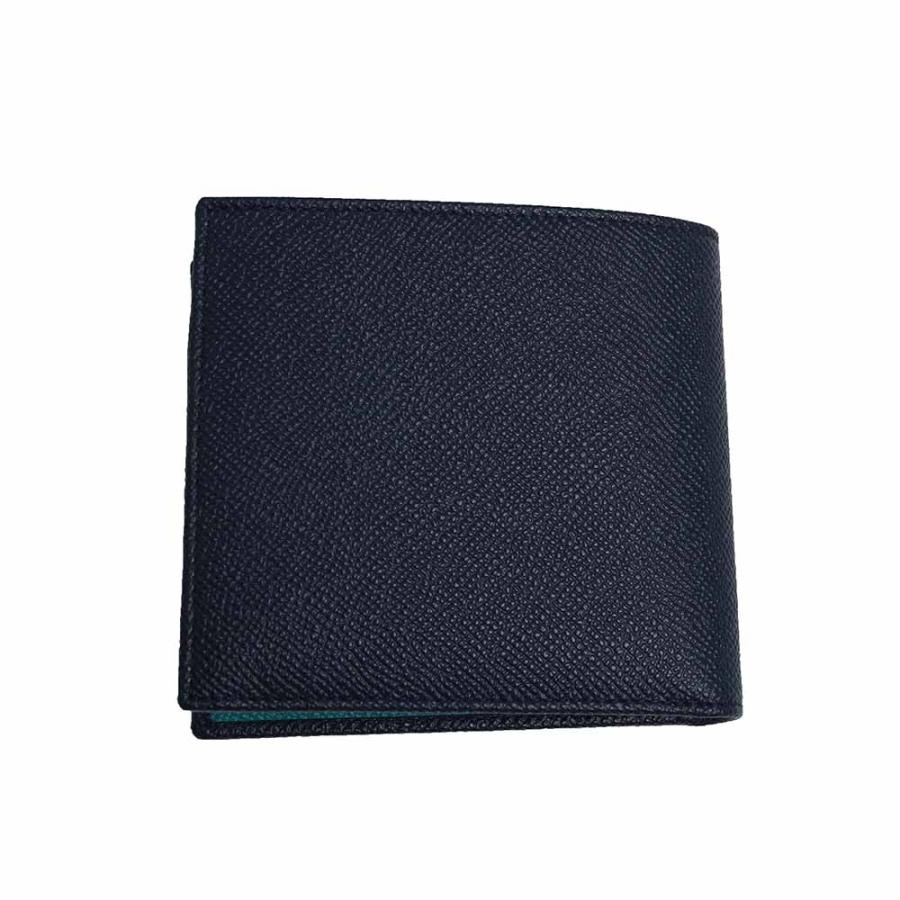 【並行輸入品】ブルガリ BVLGARI 二つ折り財布 288275-GRAIN-BLU-MEDIUM メンズ ブルガリブルガリ マン BBの画像