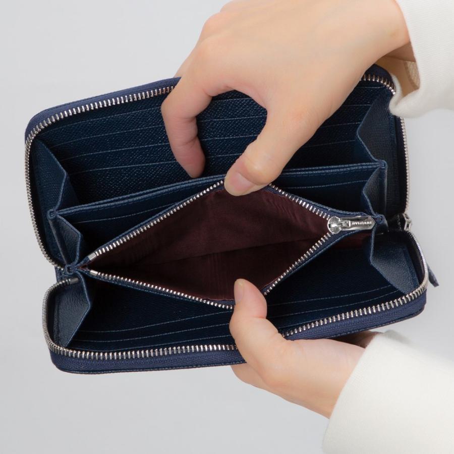 【並行輸入品】ブルガリ BVLGARI 長財布 メンズ BB MAN ブルガリブルガリマン 284231 GRAIN DENIM SAPPHの画像