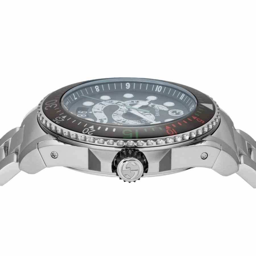 【並行輸入品】グッチ GUCCI DIVE YA136218 腕時計 メンズ ブラック クオーツ アナログの画像
