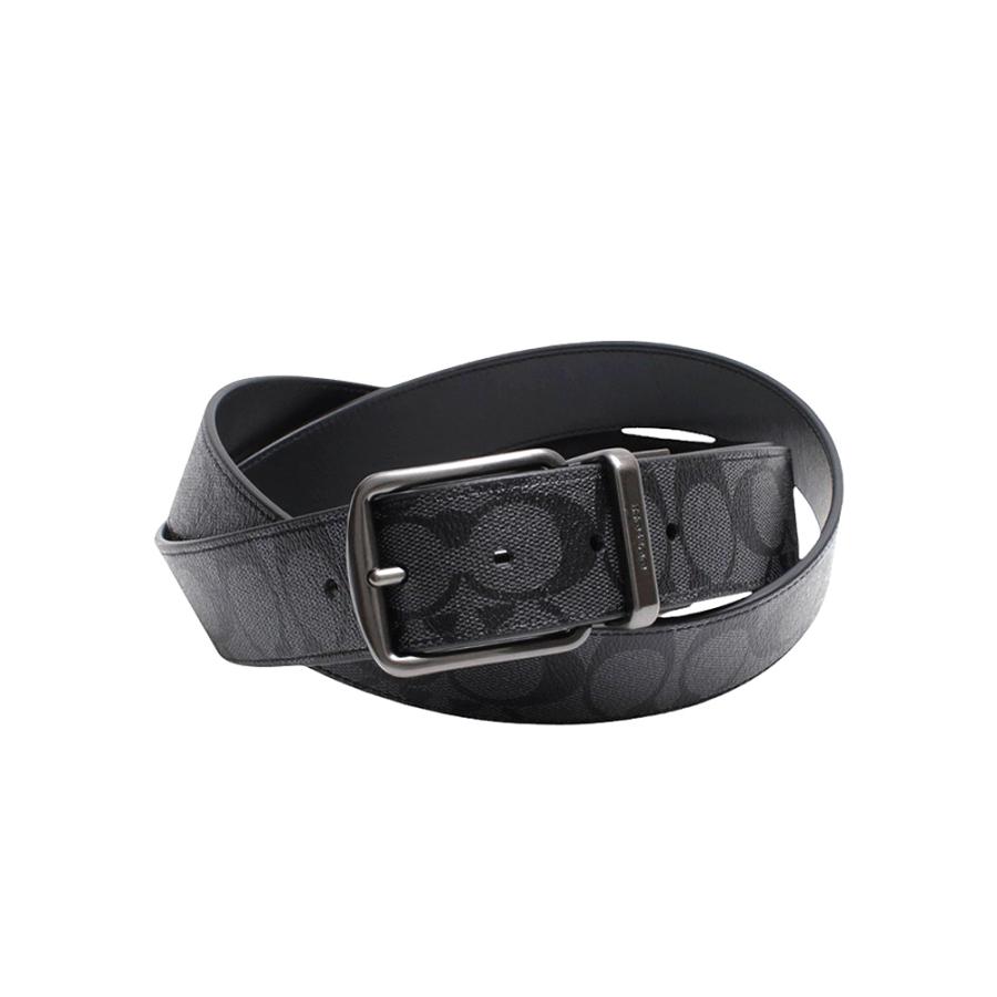 正規品 コーチ WHRN CTSR SIGP BELT ベルト チャコール 並行輸入品】コーチ COACH WHRN CTSR SIGP BELT ベルト CQ022-CQ