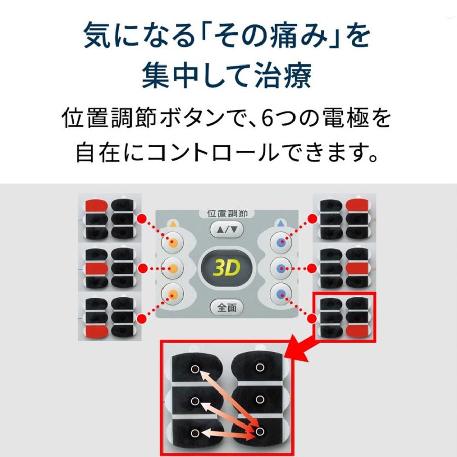 オムロン OMRON 低周波治療器 HVF1200J HVF-1200J 家電 健康 基礎 ホワイト   【メーカー直送品 代引き不可 ラッピング不可 配送日時指定不可】の画像