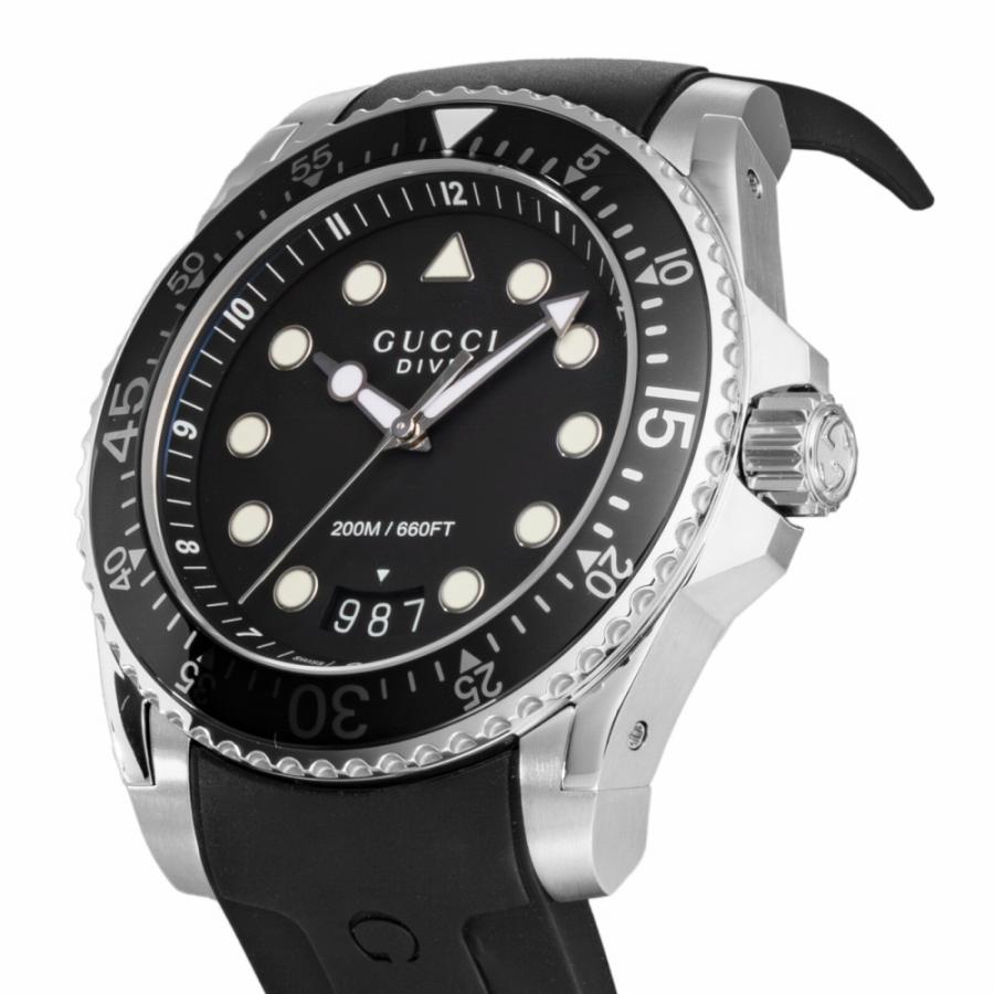 【並行輸入品】グッチ GUCCI DIVE YA136204B 腕時計 メンズ ブラック クオーツ アナログの画像