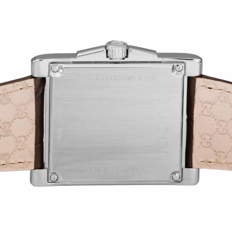 【並行輸入品】グッチ GUCCI Rectangle YA138407 腕時計 メンズ シルバー クオーツ アナログの画像