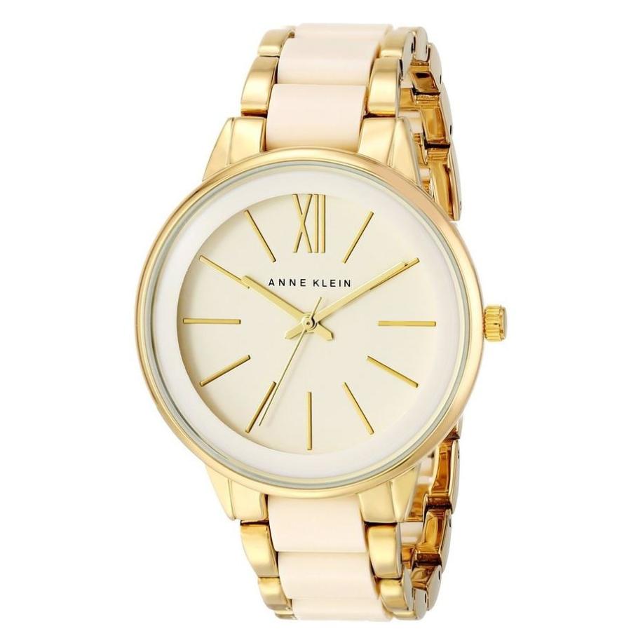最上の品質な アンクライン Anne かわいい 女性らしいデザイン AK/1412IVGB ホワイト ウォッチ レディース 腕時計 女性用 Klein 腕時計