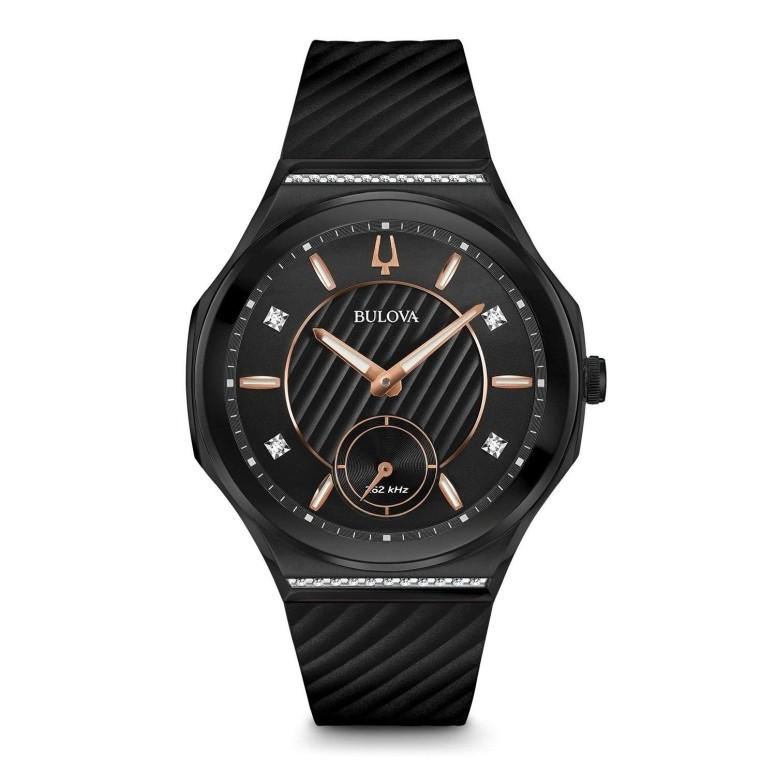 【予約販売品】 ブローバ Bulova 女性用 腕時計 レディース ウォッチ ブラック 98R240 腕時計