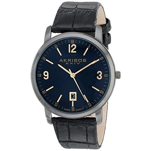 アクリボス Akribos XXIV 男性用 腕時計 メンズ ウォッチ ブラック AK780BK