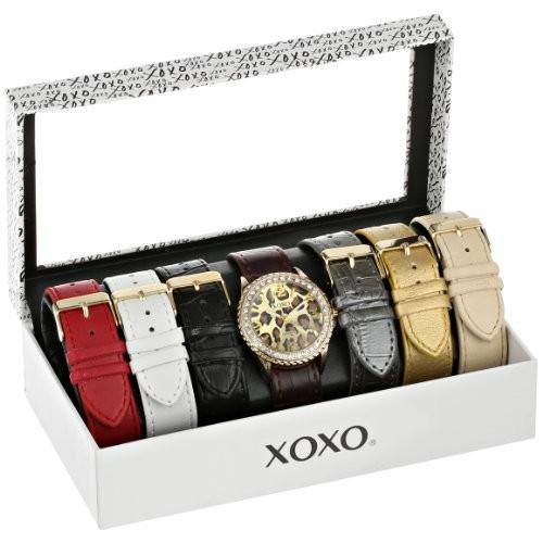 エックスオーエックスオー XOXO 女性用 腕時計 レディース ウォッチ ブラック XO9066｜watchmarket