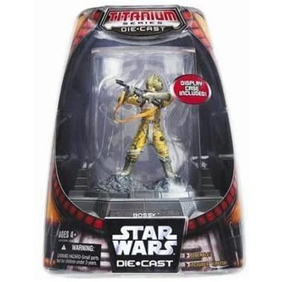 Series Titanium Wars Star Painted Case　並行輸入品 Display with Bossk - Figure その他おもちゃ 【全品送料無料】