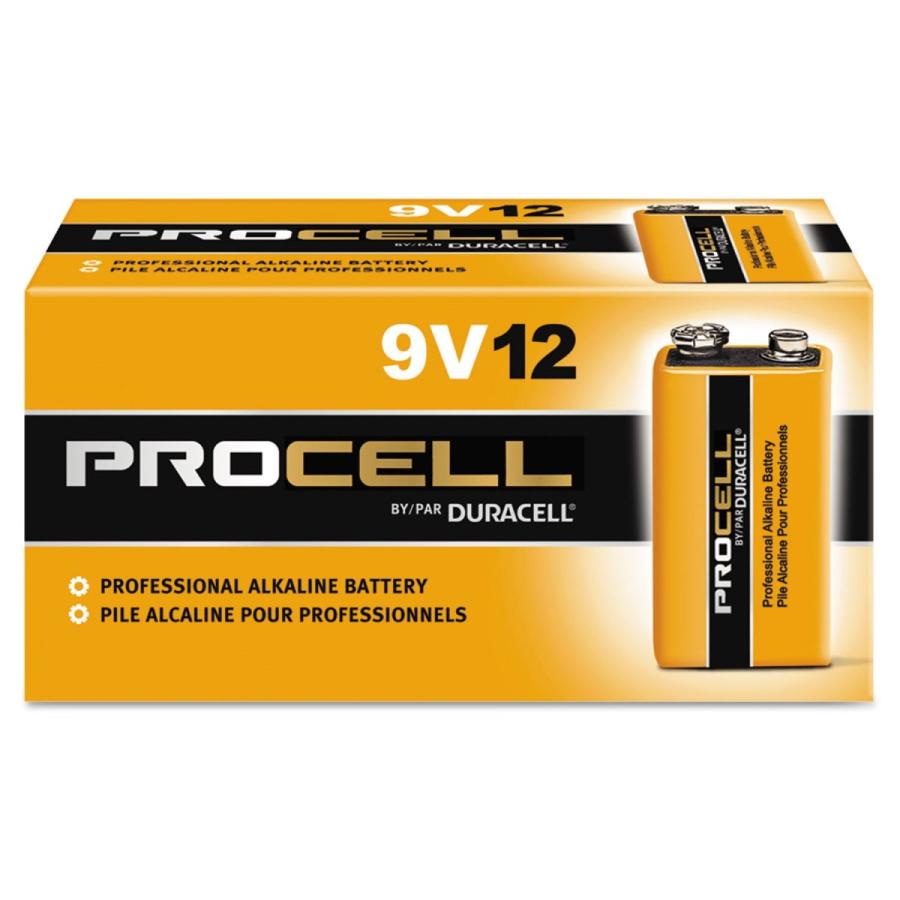 【格安SALEスタート】Duracell PC1604BKD Procell Alkaline Batteries  9V (Pack of 12)   style and color may vary　並行輸入品