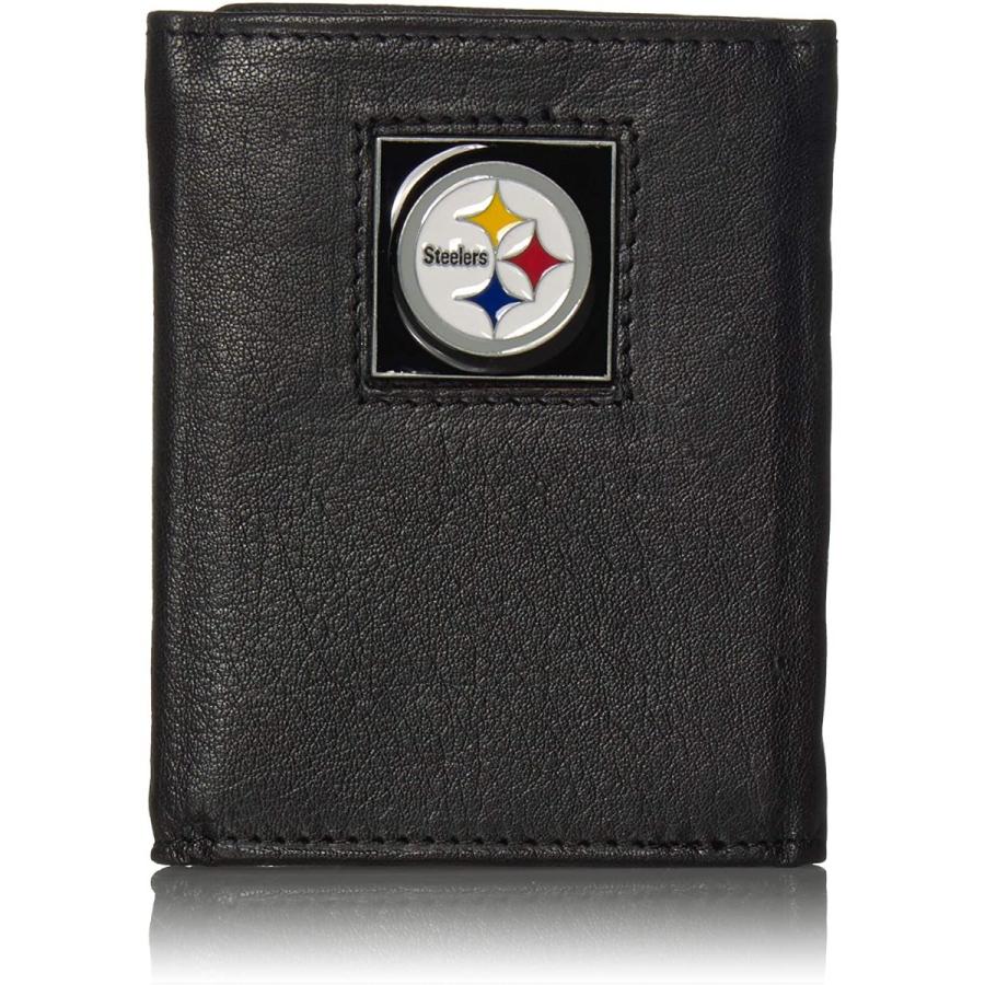 年末のプロモーション Pittsburgh NFL Steelers Wallet　並行輸入品 Tri-Fold Leather その他