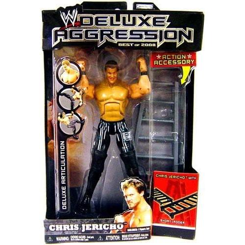 日本に of Best Aggression DELUXE Wrestling WWE 2008 Jericho　並行輸入品 Chris Figure Action その他おもちゃ