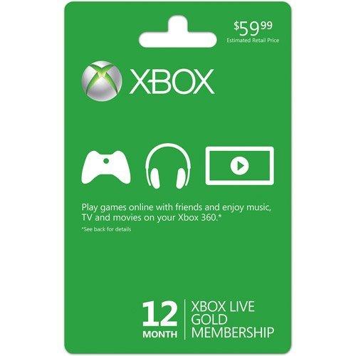 Xbox LIVE 12 Month Gold Membership Card　並行輸入品
