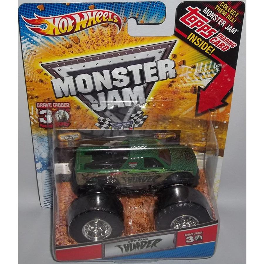 超美品 Thunder Jam Monster Wheels Hot 30th Inside　並行輸入品 Card Trading Topps Jam Monster with Series Truck Diecast 1:64 Anniversary その他おもちゃ
