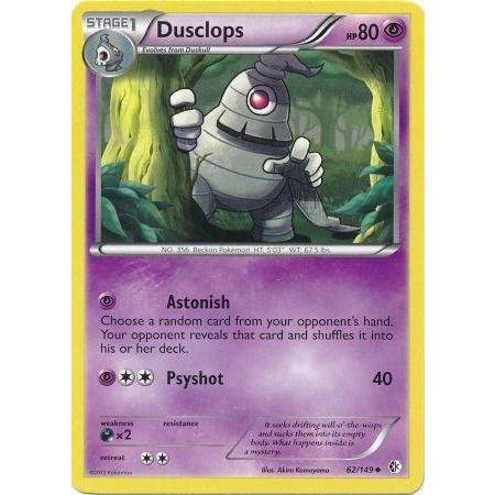 日本限定 BW - (62/149) Dusclops - Pokemon - Crossed　並行輸入品 Boundaries その他おもちゃ