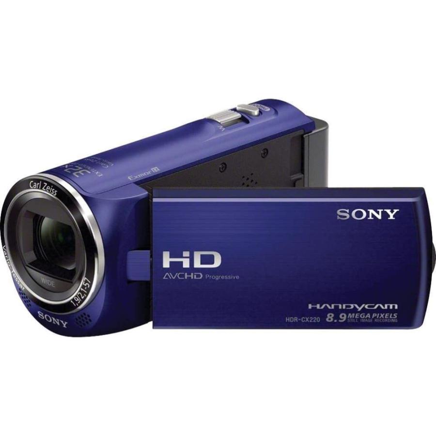 注目ブランドのギフト High HDR-CX220/L Sony Definition Manufacturer)　並行輸入品 by (Discontinued (Blue) LCD 2.7-Inch with Camcorder Handycam その他タブレットPC