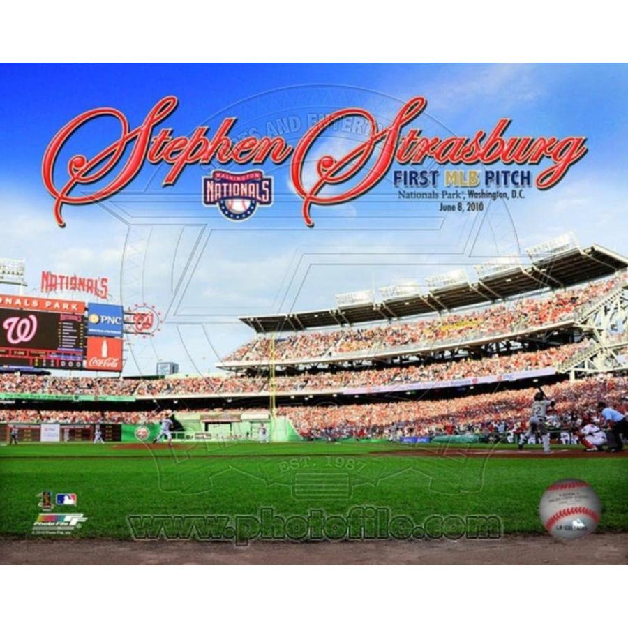 本物品質の 10 Mlbゲーム ファーストピッチ ステファン ストラスバーグ オーバーレイ写真付き 10インチ 並行輸入品 X 8 その他 Panero Shop