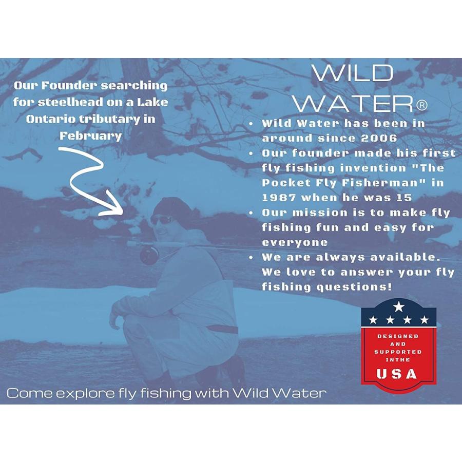 Wild Water Fly Fishing Rod Case Forフライロッド、フライリールとフライボックス(7 に適し、4ピースロッド　並行輸入品 Fly Rod Wild Water Fishing Case for