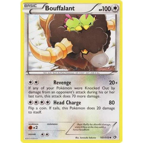 消費税無し Pokemon - Bouffalant (107/113) - Legendary Treasures　並行輸入品 その他おもちゃ