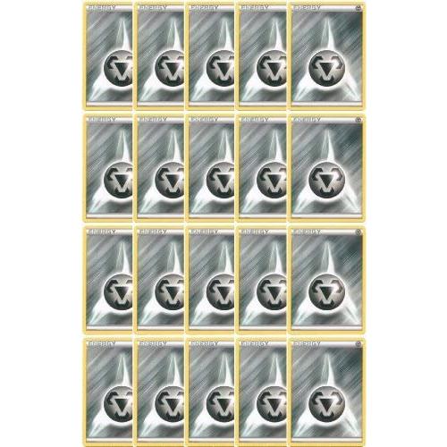 即日発送 (XY/Black Cards Pokemon Energy Metal Basic 20 and Unnumbered)　並行輸入品  Design Series White その他おもちゃ