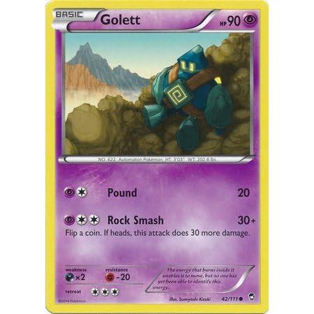 【爆売り！】 Pokemon Fists　並行輸入品 Furious XY - (42/111) Golett - その他おもちゃ