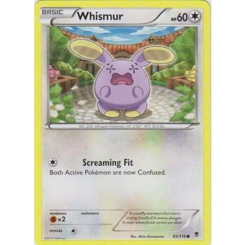 品質検査済 Whismur - Pokemon (83/119) Forces　並行輸入品 Phantom XY - その他おもちゃ