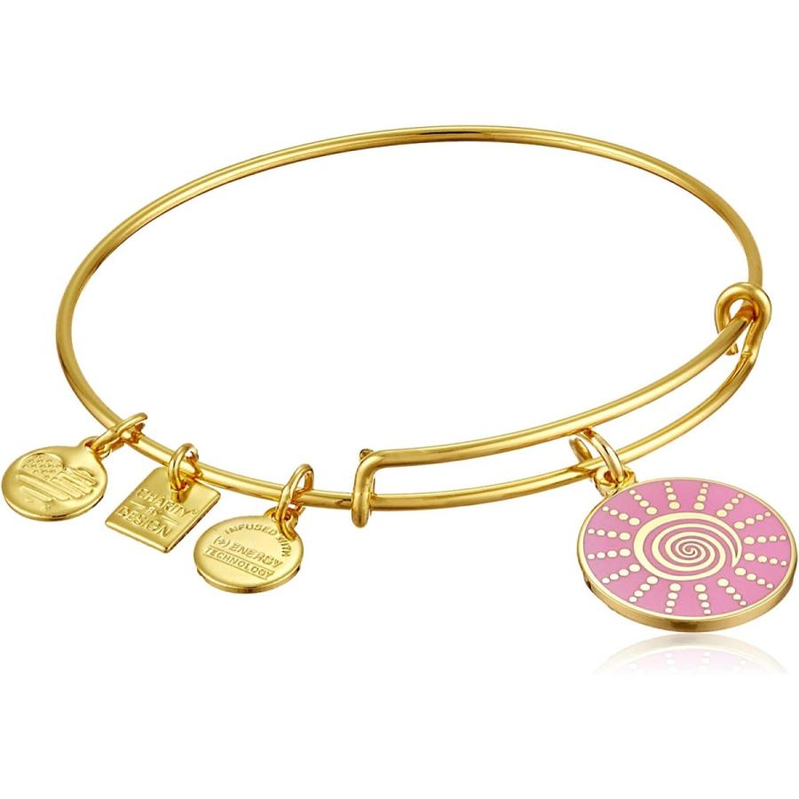超新作 スパイラルサン レディース Ani And Alex 海外の輸入品ショップ 世界中の様々なアイテムをお得に購入 拡張可能なチャームバングルブレスレット 並行輸入品 ワンサイズ シャイニーゴールドバングルブレスレット 財布 帽子 ファッション小物