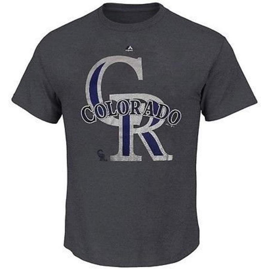 【限定セール！】 Colorado Rockies MLB SRN Run ProducerマジェスティックメンズTシャツBig and Tallサイズ　並行輸入品 その他
