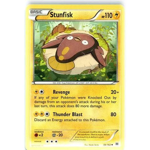 非売品 Pokemon Breakthrough 並行輸入品 Xy 56 162 Stunfisk その他おもちゃ Teachers Pspu Ru