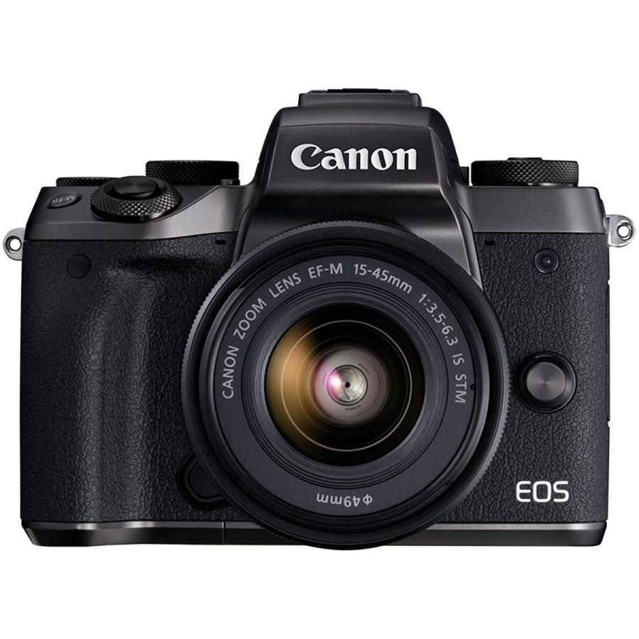 【半額】 Canon Bluetooth　並行輸入品 & Enabled Wi-Fi - Kit Lens 15-45mm Kit Camera Mirrorless M5 EOS その他キッチン家電