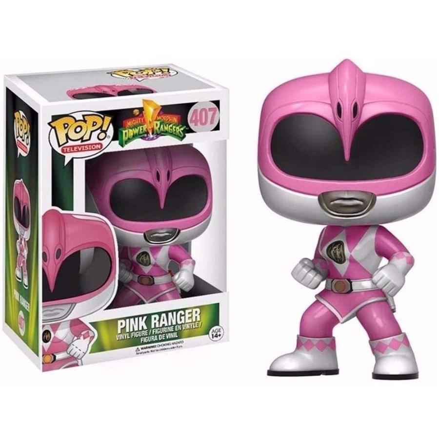 大流行中！ - Funko Figurine 0889698125772　並行輸入品 - 10cm Pop Exclu Metallic Ranger Pink - Rangers Power その他おもちゃ