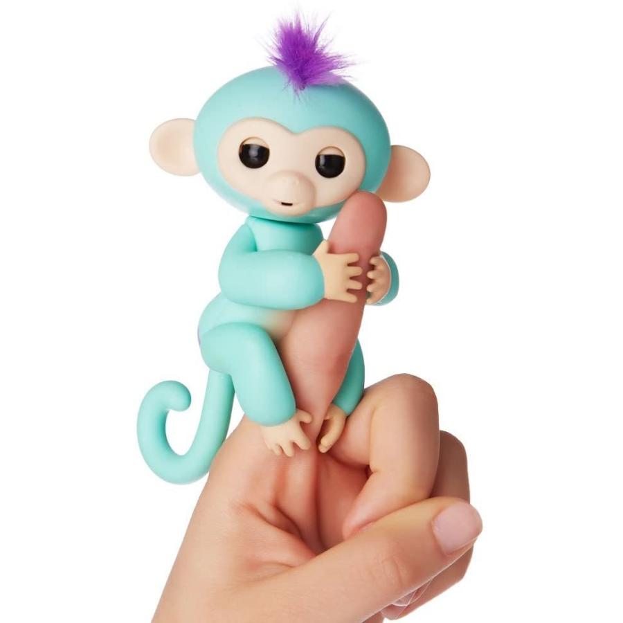 送料無料! WowWee 3706leegorホットセールキュートfingerlings MonkeyおもちゃWow Weeペット電子Curious Baby Monkey Xmasおもちゃ誕生日プレゼント(グリーン)　並行輸入品
