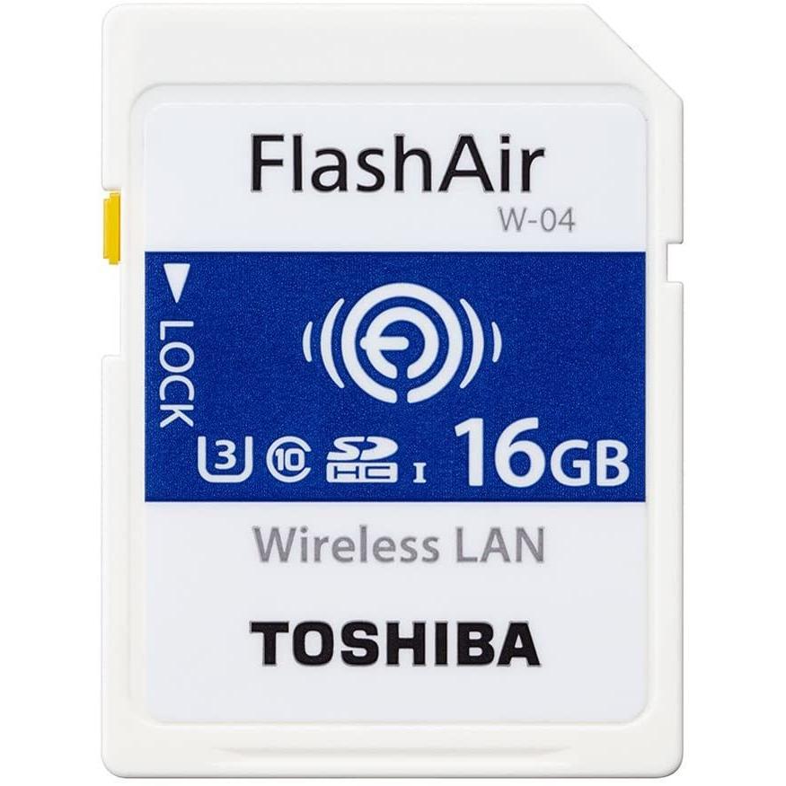 東芝 無線LAN搭載SDHCメモリカード 16GB Class10 UHS-1Flash Air SD-UWA016G　並行輸入品
