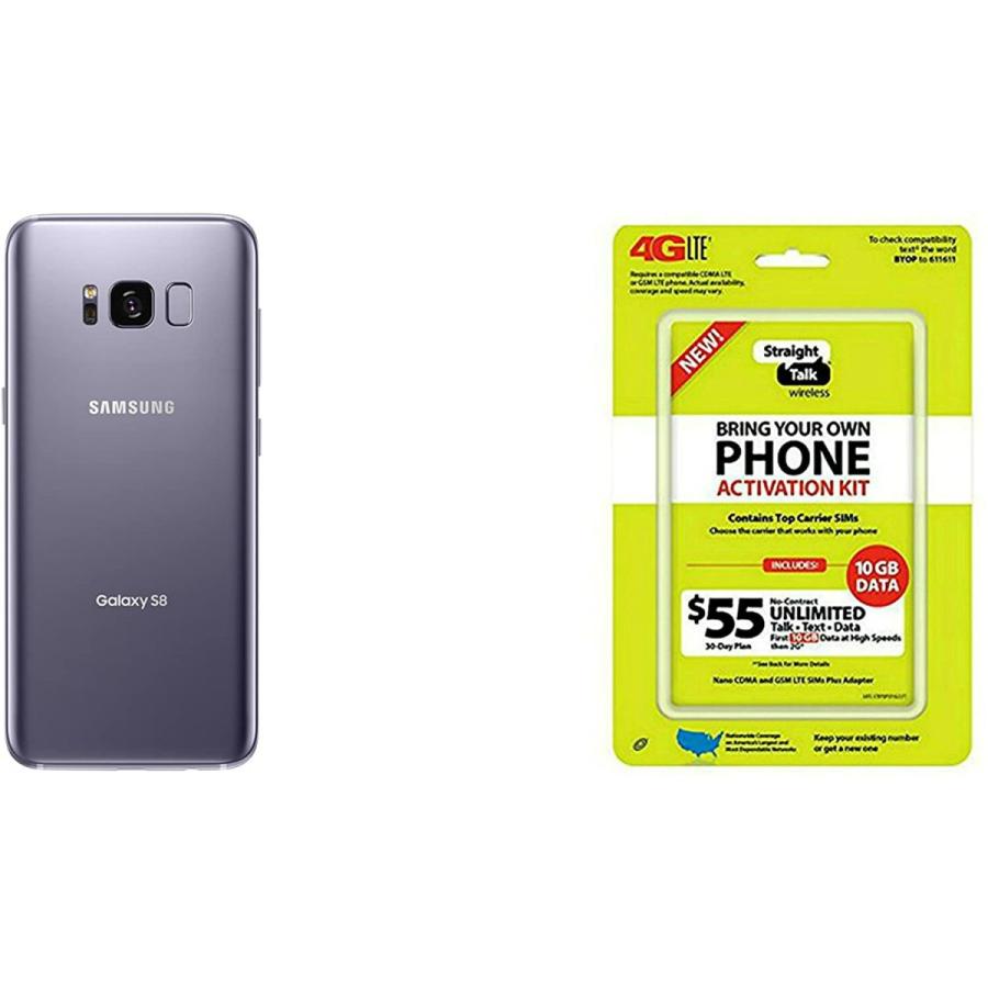 【★安心の定価販売★】 Galaxy Samsung S8 Verizon　並行輸入品 - Talk Straight Gray Orchid 64gb その他タブレットPC