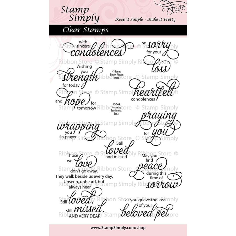 Stamp Simply Clear Stampsお悔やみ用言葉セット Simply キリスト教の信仰的なペットの亡くなった2枚 Hfayb07n4gj38nk その他キッチン 日用品 文具 4x6インチ 10枚 Stampsお悔やみ用言葉セット 並行輸入品 Watchme