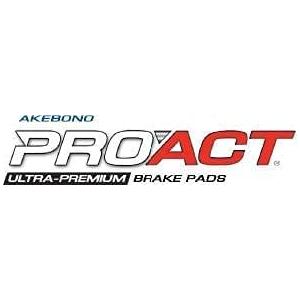 Akebono ACT1210A Ultra-Premium Ceramic Front Disc Brake Pads GREY