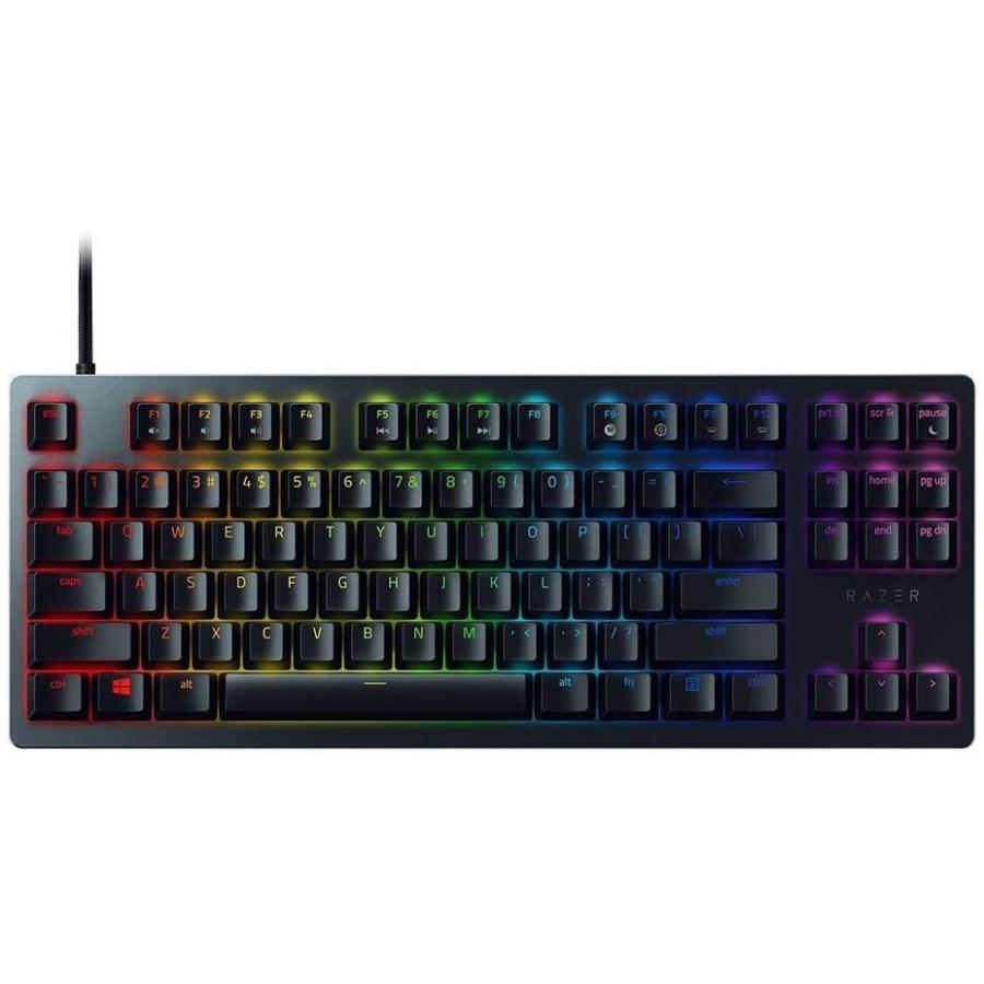 Razer Huntsman Tournament Edition TKL Tenkeyless Gaming Keyboard: Fastest Keyboard Switches Ever - Linear Optical Switches - Chroma RGB Lighting - PB