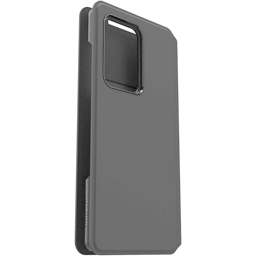 完璧 Protective Touch Soft  Sleek  Ultra S20 Galaxy Samsung for Case Seies Via Strada OtterBox Folio (77-64300)　並行輸入品 Black - その他周辺機器