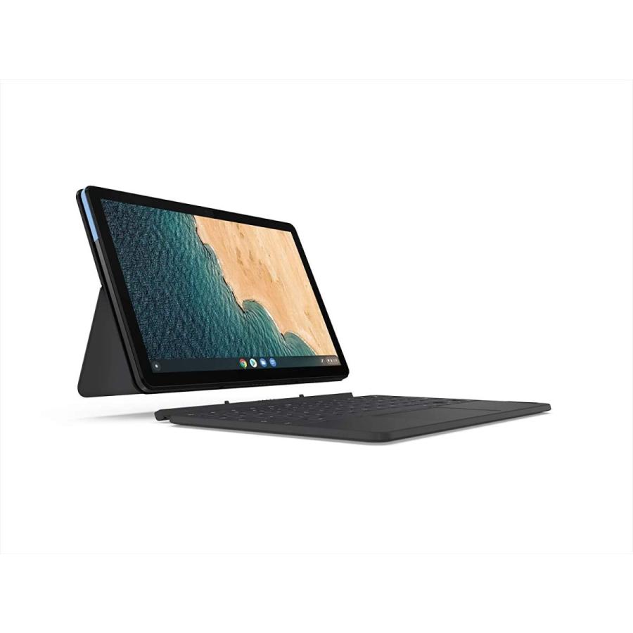 Lenovo Chromebook Duet 2-in-1 10.1インチ FHD IPS タッチスクリーンノートパソコン MediaTek Helio 8-Core P60T 4GB RAM 64GB eMCP SSD ARM G72 MP3 グラフィ|watchme88|03