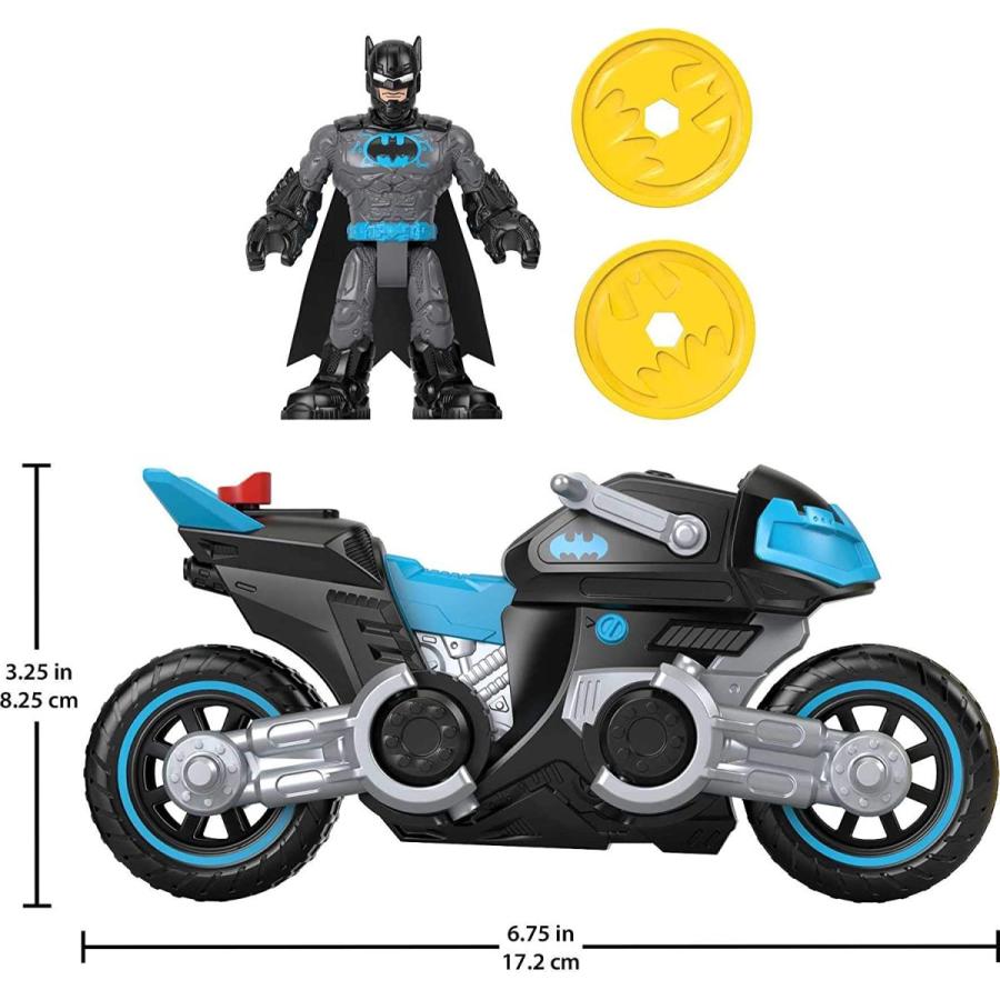 最高 Fisher-Price Imaginext DC Super Friends Bat-Tech Batcycle Push-Along  Vehicle and Batman Figure for Preschool Kids Ages 3-8 Years 並行輸入品 -  www.ggbrows.co.uk