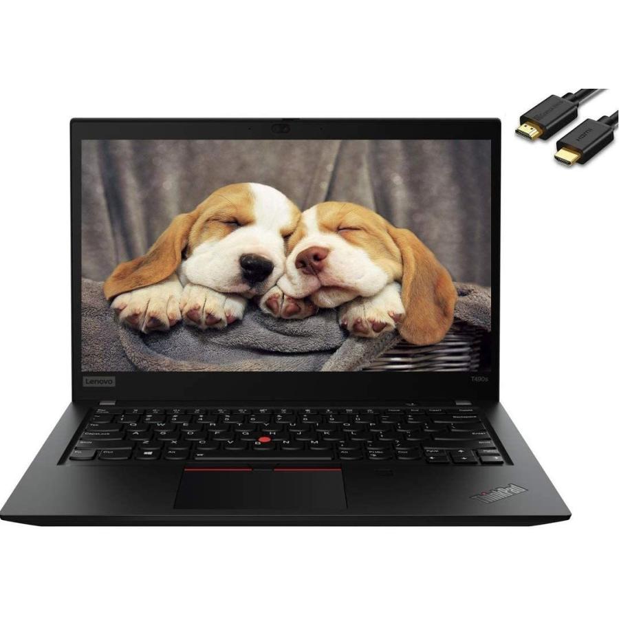 Lenovo ThinkPad T490s 14inch FHD Business Laptop (Intel 4-Core i5-8365U(Beat i7-7500U)  8GB RAM  512GB SSD) Thunderbolt 3  HDMI  Backlit  Fingerprint