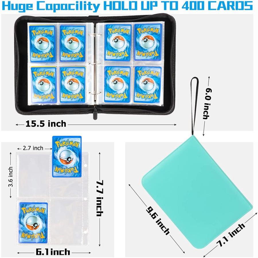 適当な価格 400ポケットカードバインダー Joltmemori ポケモンカード 女の子 並行輸入品 男の子 防水カードスリーブ 50ページ トレーディングカードホルダー その他おもちゃ Psicanalise Sp Com Br